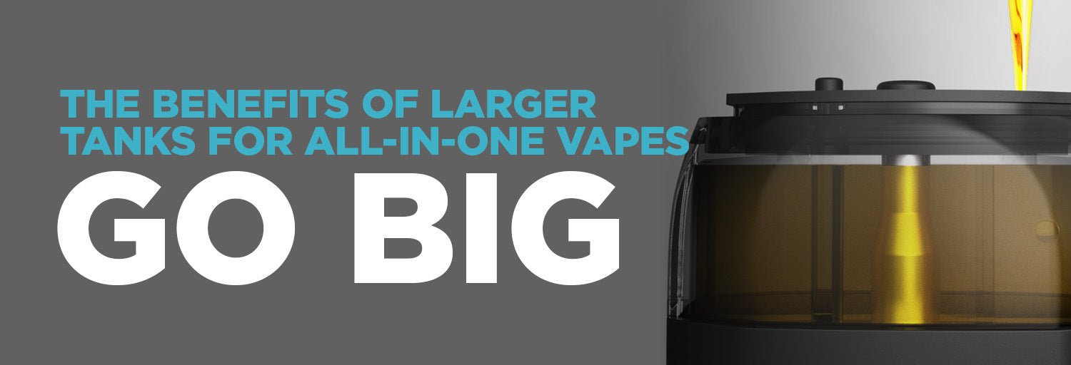 large vape tanks Go Big: The Benefits of Larger for All-in-One Vapes – iKrusher Choose Flavor:Blackberry Blueberry+ Got Salts Texas x Fifty Bar