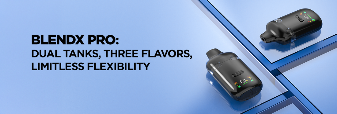 BlendX Pro: Dual Tanks, Three Flavors, Limitless Flexibility